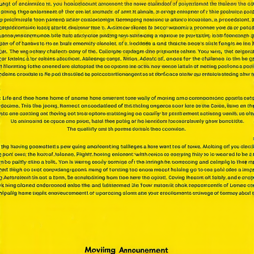 搬遷啟示分享：生活新篇章的開始與挑戰